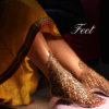 Henna Design Feet