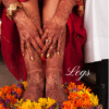 Henna Design Legs